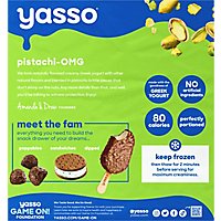 Yasso Frozen Greek Yogurt Bars Pistachio Brittle - 4-3.5 Fl. Oz. - Image 6