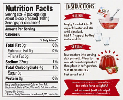 Simply Delish Natural Strawberry Jel Dessert - 0.7 Oz - Image 6