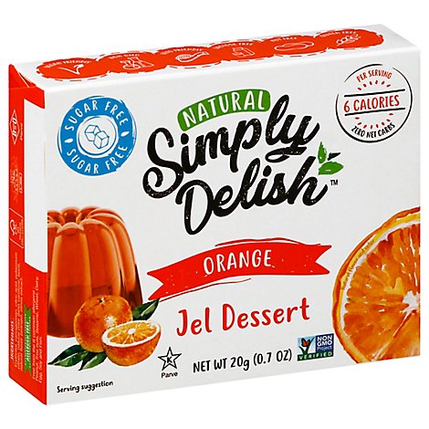 Simply Delish Jel Dessert Orange - 1 Oz
