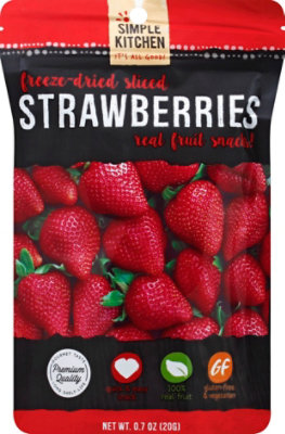 Simple Kitchen Strawberries Dried - 0.7 Oz - Image 2