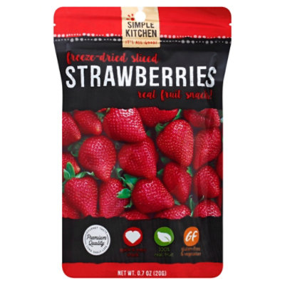 Simple Kitchen Strawberries Dried - 0.7 Oz - Image 1