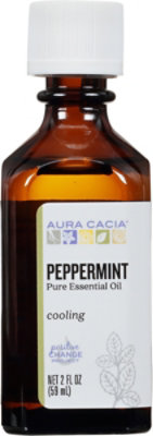 Aura Cacia Cooling Peppermint Essential Oil, 2 Oz - 2 Oz - Image 2