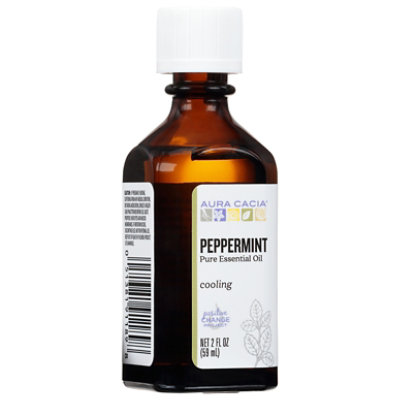 Aura Cacia Cooling Peppermint Essential Oil, 2 Oz - 2 Oz - Image 1