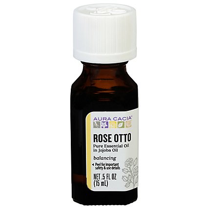 Aura Cacia Frag Oil Rose Otto - .5 Oz - Image 2