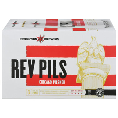 Revolution Pilsner 6 Pack - 6 -12 Fl. Oz. - Image 1