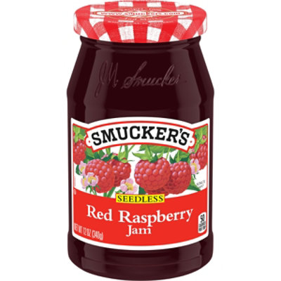 Smuckers Red Raspberry Jam - 12 Oz - Image 1