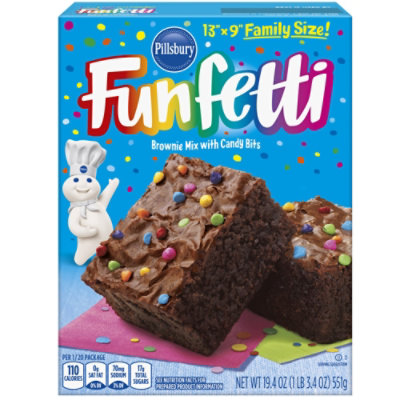 Pillsbury Funtetti Brownie - 19.4 Oz - Image 2