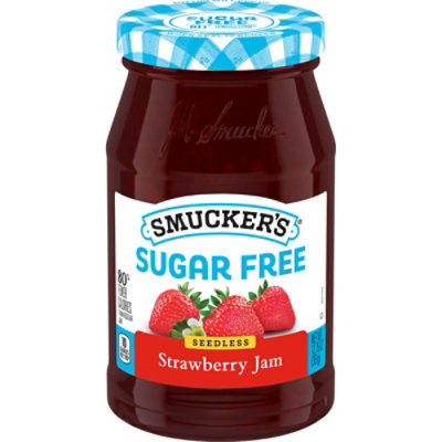 Smuckers Jam Sugar Free Strawberry Seedless - 12.75 Oz - Image 1