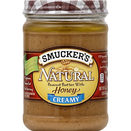 Smuckers Naturals Peanut Butter Honey - 16 Oz - Image 2