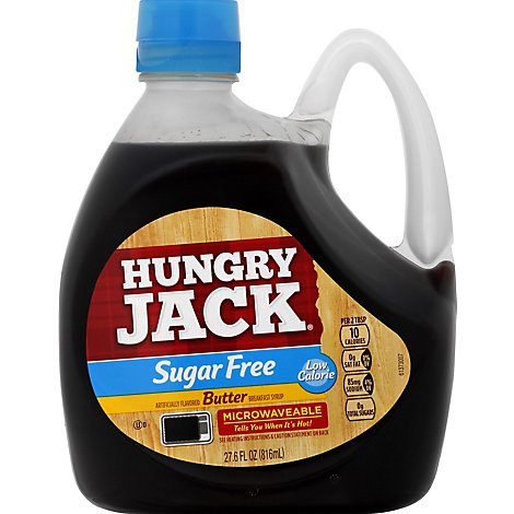 Hungry Jack Sugar Free Butter Syrup - 27.6 Oz