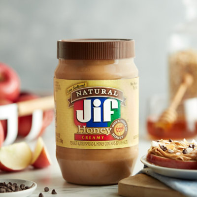 Jif Natural Crunchy Honey Peanut Butter - 40 Oz - Image 4