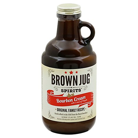 Brown Jug Bourbon Cream 750 34 Proof - 750 Ml