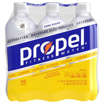 Propel Lemon Fitness Water - 6-16.9 Fl. Oz. - Image 3