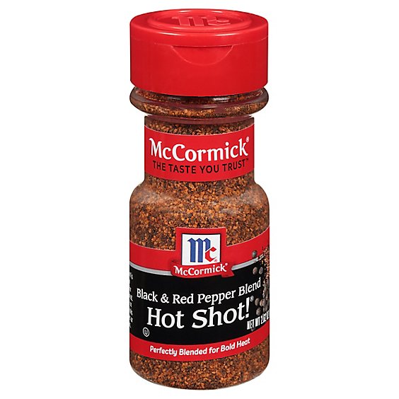 McCormick Hot Shot Black & Red Pepper Blend - 2.62 Oz