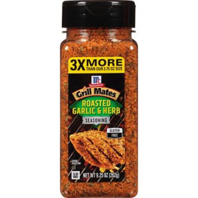 McCormick Grill Mates Roasted Garlic & Herb Seasoning - 9.25 Oz - Image 1