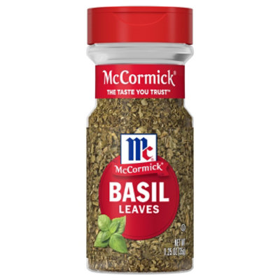 McCormick Basil Leaves - 1.25 Oz - Image 1