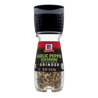 McCormick Garlic Pepper Seasoning Grinder - 1.23 Oz