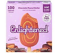 Enlightened Ice Cream Bars Light Chocolate Peanut Butter - 4-3.75 Fl. Oz.