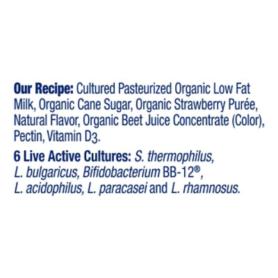 Stonyfield Organic Probiotic Protein Smoothie Strawberry - 10 Oz - Image 4