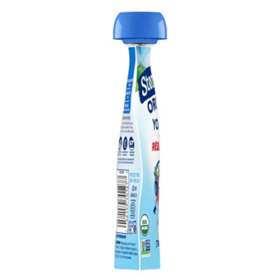 Stonyfield Organic Kids Reduced Fat Yogurt Pouch, Strawberry - 3.5 Oz - Image 2