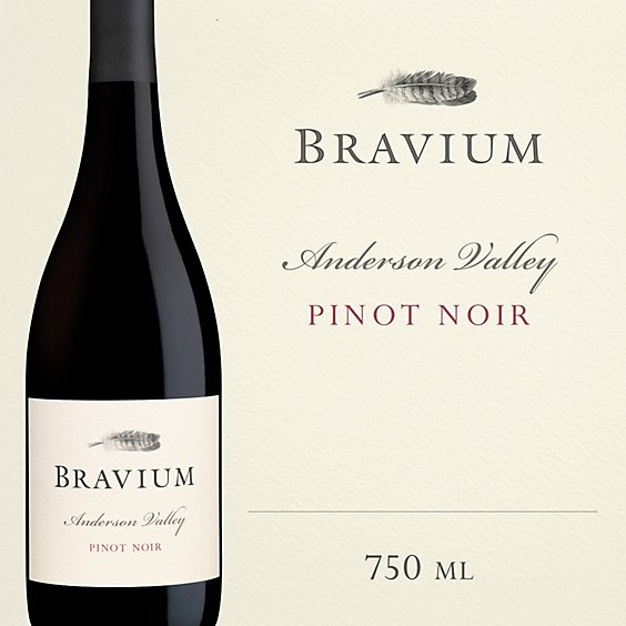 Bravium Anderson Valley Pinot Noir Wine Bottle - 750 Ml