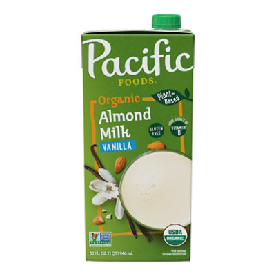 Pacific Foods Organic Vanilla Almond Milk - 32 Fl. Oz. - Image 1