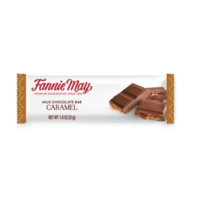 Fannie May Premium Milk Chocolate Caramel Candy Bar - 18 Oz - Image 1
