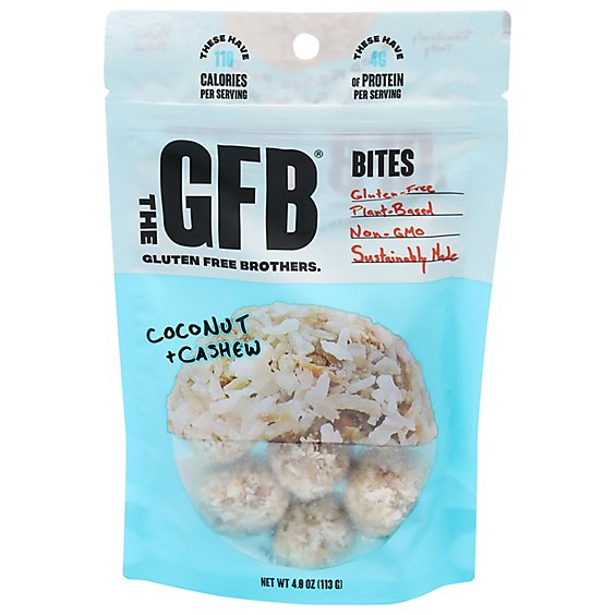 Gluten Free Bar Coconut Cashew Crunch Protein Bar Bites - 4 Oz