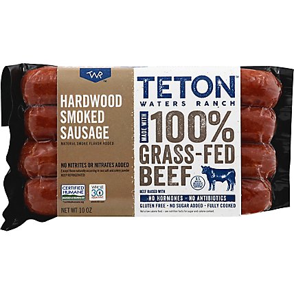 Teton Water Ranch Beef Sausage - 10 Oz - Image 2