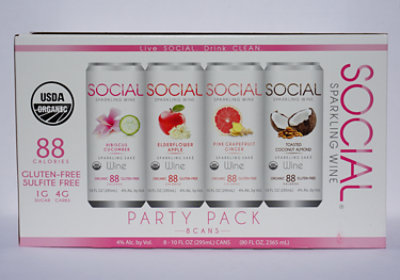 Social Variety 8pk Cans - 8-10 Fl. Oz.