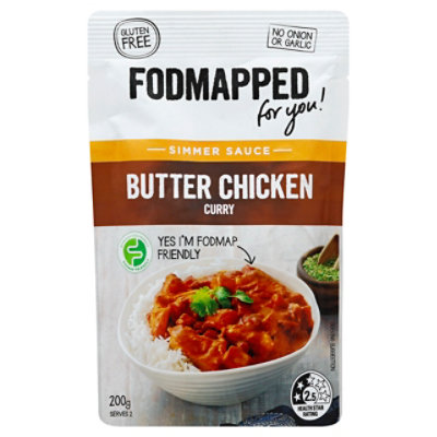 FODMAPPED Simmer Butter Chicken Curry - 7 Oz
