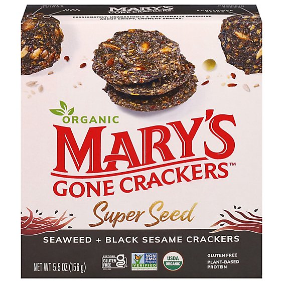 Marys Gone Crackers Swd & Blk Ssme Org - 5.5 Oz