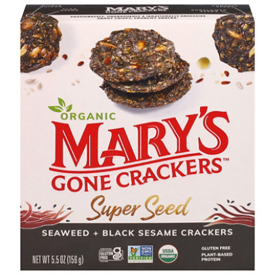 Marys Gone Crackers Swd & Blk Ssme Org - 5.5 Oz