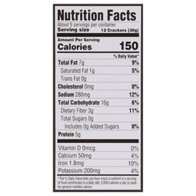 Marys Gone Crackers Swd & Blk Ssme Org - 5.5 Oz - Image 3