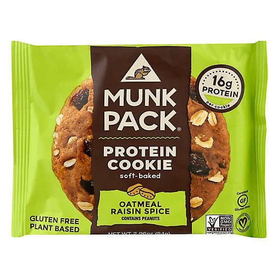 Munk Pack Cookie Oatm - 2.96 Oz