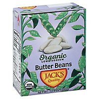 Jacks Quality Low Sodium Organic Butter Beans - 13.4 Oz - Image 1