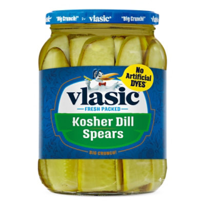 Vlasic Keto Friendly Kosher Dill Pickle Spears - 32 Fl Oz - Image 1