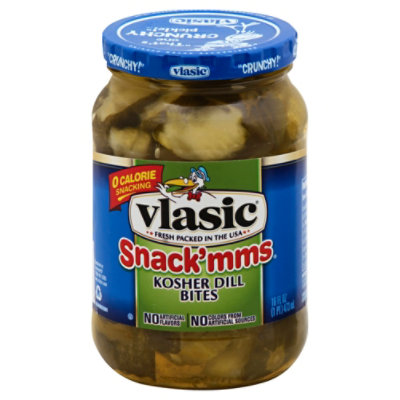 Vlasic Snackmms Dill Kosher - 16 Fl. Oz.