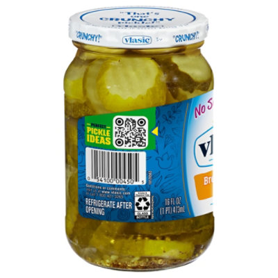 Vlasic No Sugar Added Bread And Butter Pickle Chips - 16 Fl Oz - Image 2