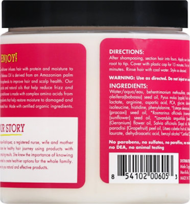 Mielle Babassa Oil Deep Conditioner - 1 Each - Image 8