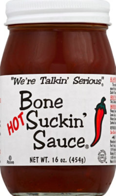 Bone Suckin Sauce Hot - 16 Oz - Image 1