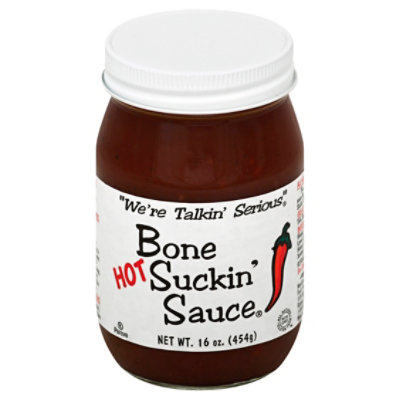 Bone Suckin Sauce Hot - 16 Oz - Image 1