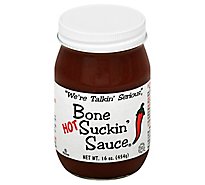 Bone Suckin Sauce Hot - 16 Oz