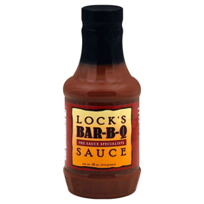 Locks Bar Bq Sauce - 18 Oz - Image 1