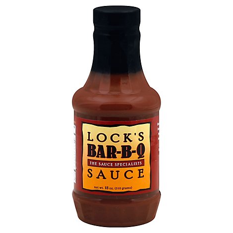 Locks Bar Bq Sauce - 18 Oz