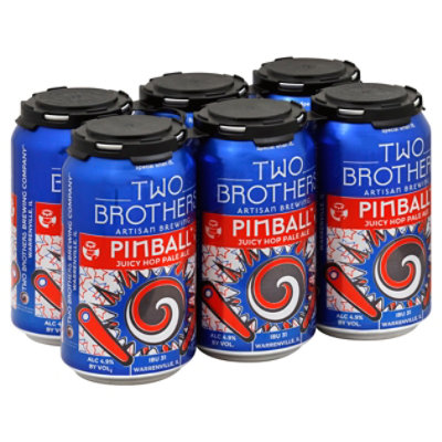 Two Brothers Pinball Pale Cans - 6-12 Fl. Oz. - Image 1