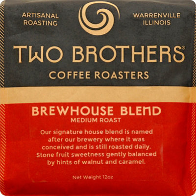 Two Brothers Coffee Roasters Brewhouse Blend Whole Bean Coffee - 12 Oz - Image 2