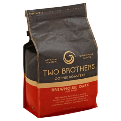 Two Brothers Coffee Roasters Brewhouse Dark Whole Bean Coffee - 12 Oz - Image 1