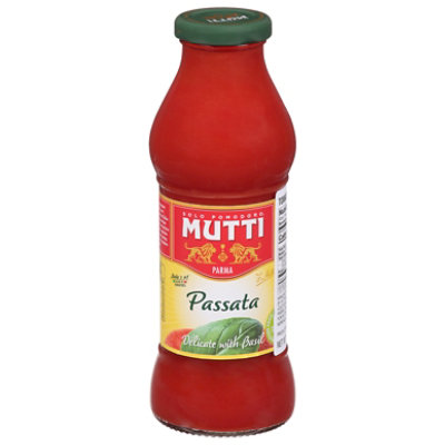 Mutti Tomato Puree With Basil - 14 Oz - Image 3