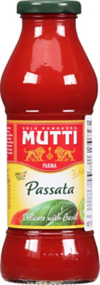 Mutti Tomato Puree With Basil - 14 Oz - Image 2
